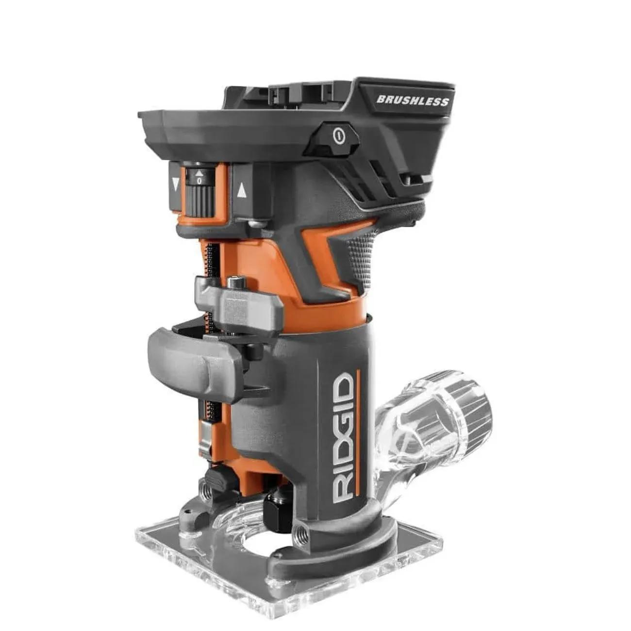 18-Volt OCTANE� Cordless Brushless Compact Fixed Base Router with 1/4 in. Bit, Round and Square Bases, and Collet Wrench