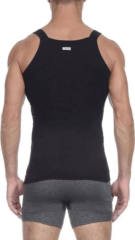 2(X)IST Men's 2IST Essential 2 Pack Square-Cut Tank