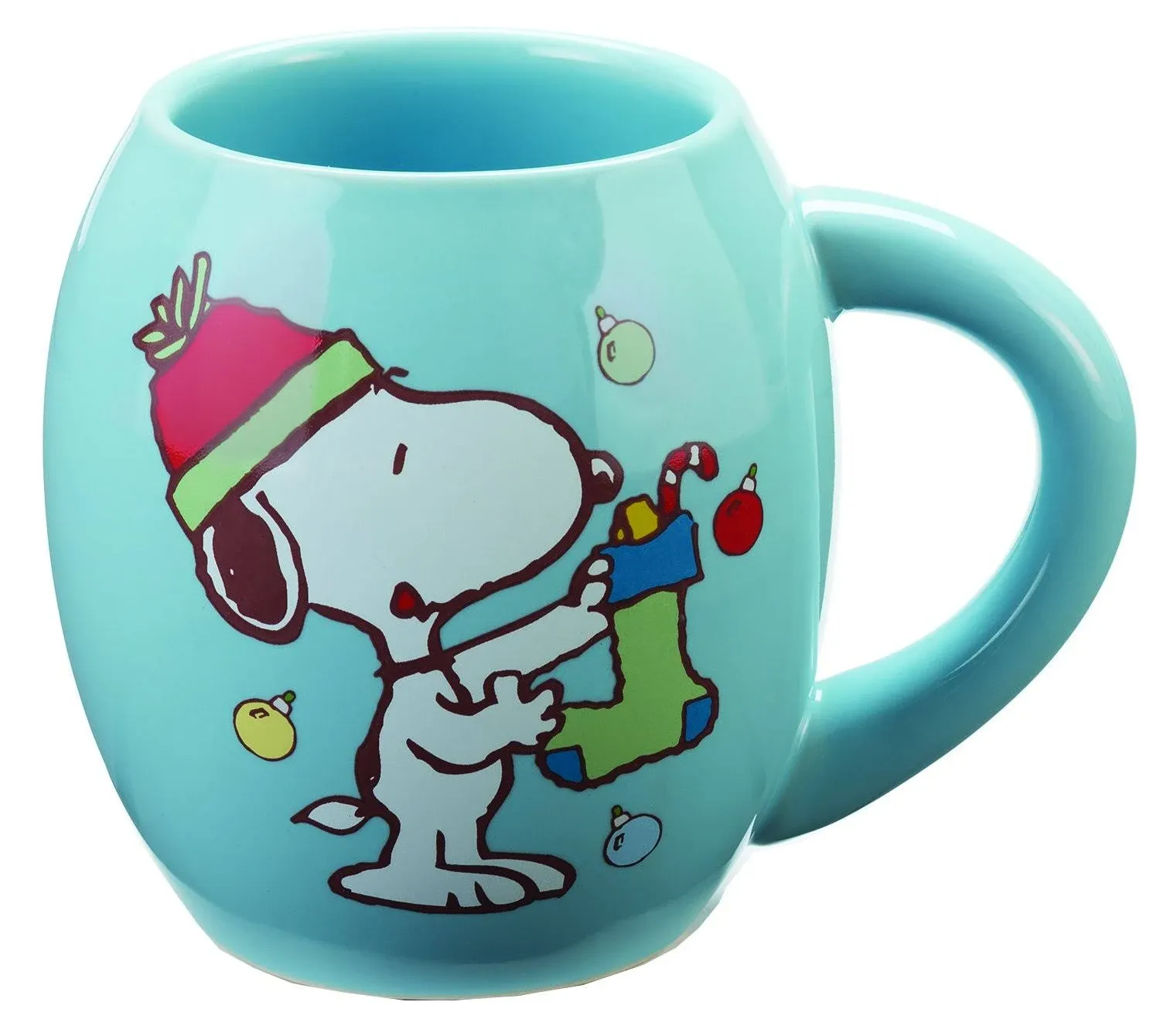 Peanuts Snoopy &amp; Woodstock I Love the Holiday Season Ceramic Christmas Mug