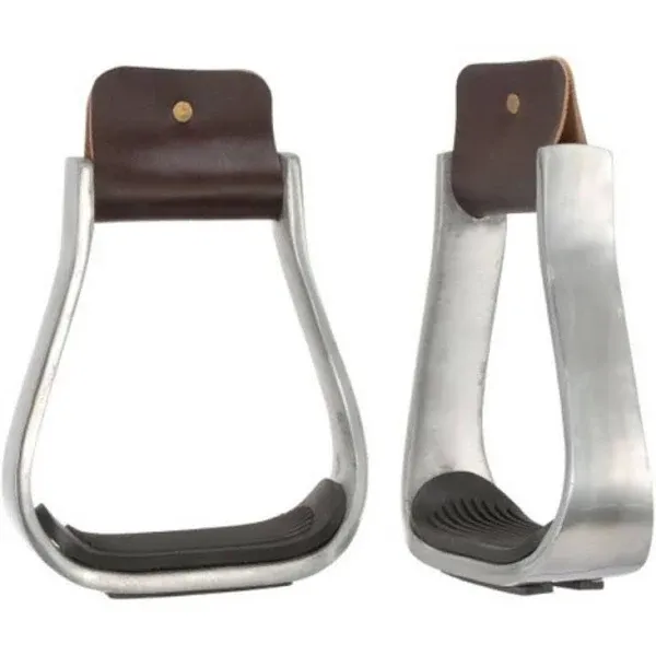 Tough 1 Aluminum Stirrups with Rubber Pad