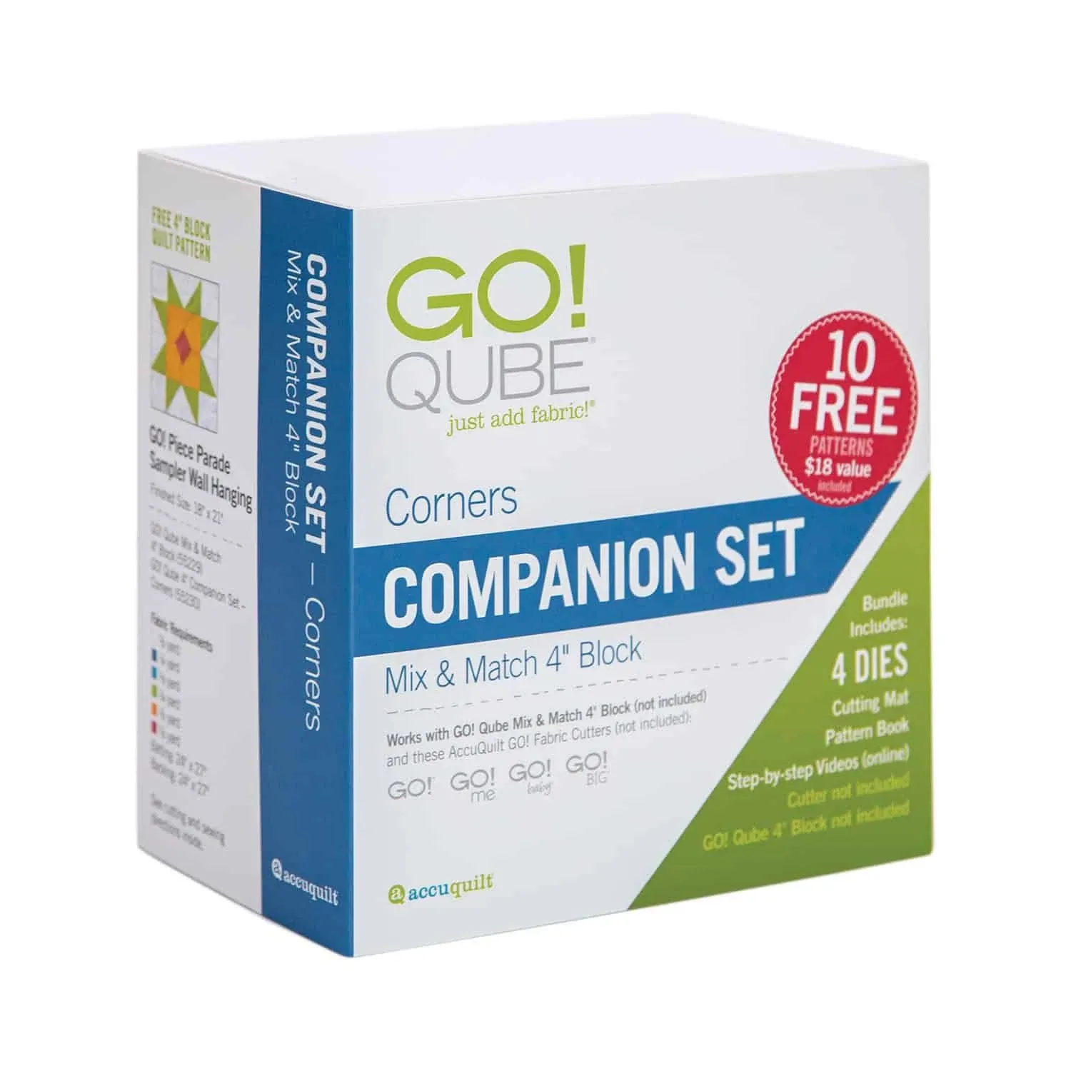 AccuQuilt GO! Qube 4" Companion Set Corners