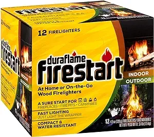 duraflame Firestart Indoor/Outdoor Firelighters, 12 pack , Yellow