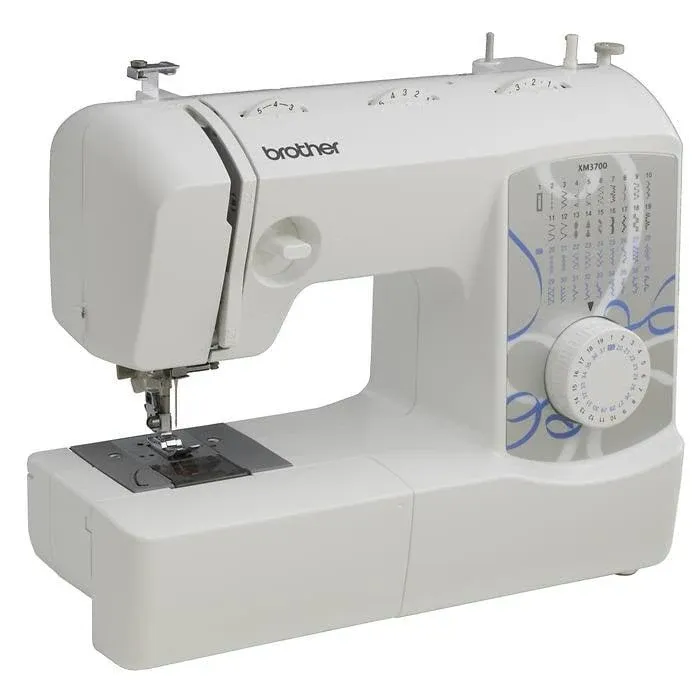 Brother XM3700 Sewing Machine, 37 Built-in Stitches, 5 Included Sewing Feet