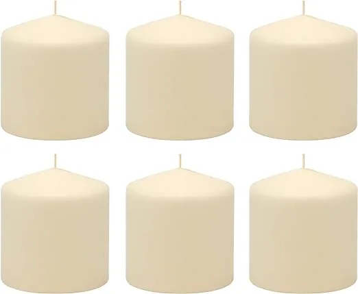 Stonebriar Collection Unscented Pillar Candles