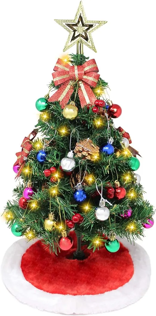 Joiedomi 24" Prelit Tabletop Christmas Tree