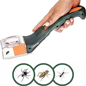 Carson BugView 5x Magnifier Quick-Release Bug Catching Tool, Stem Educational Toy for Kids and Adults (HU-10)