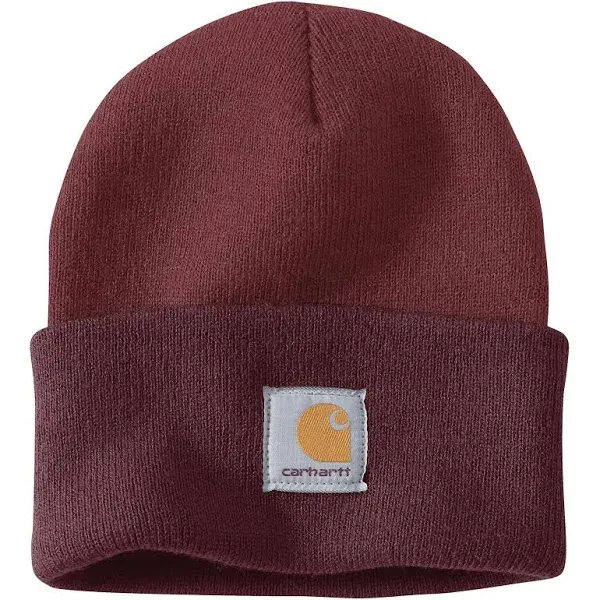 Carhartt Knit Cuffed Two-Tone Beanie Sable, One Size