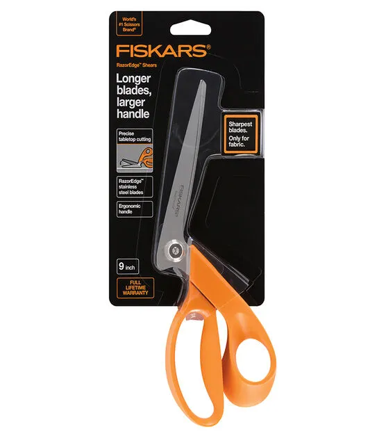 Fiskars Razoredge Fabric Shears Seam Ripper For Tabletop Cutting 9 Inch