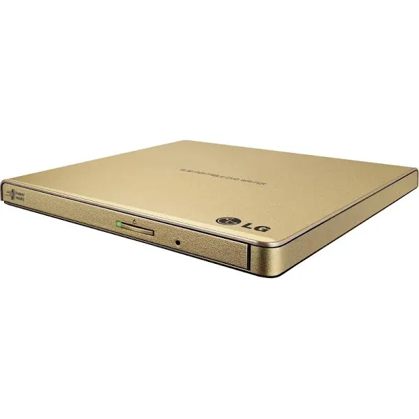 LG GP65NG60 Portable USB External DVD Burner and Drive, Gold