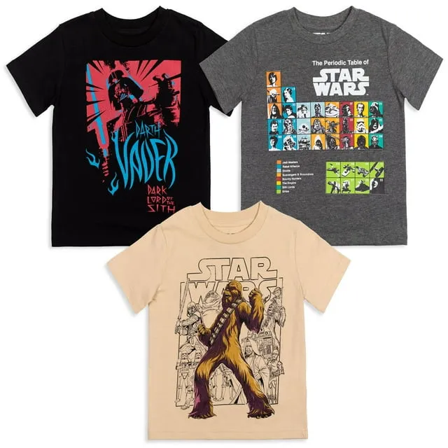 Star Wars 3 Pack T-Shirt | imagikids Baby and Kids Clothing 18-20