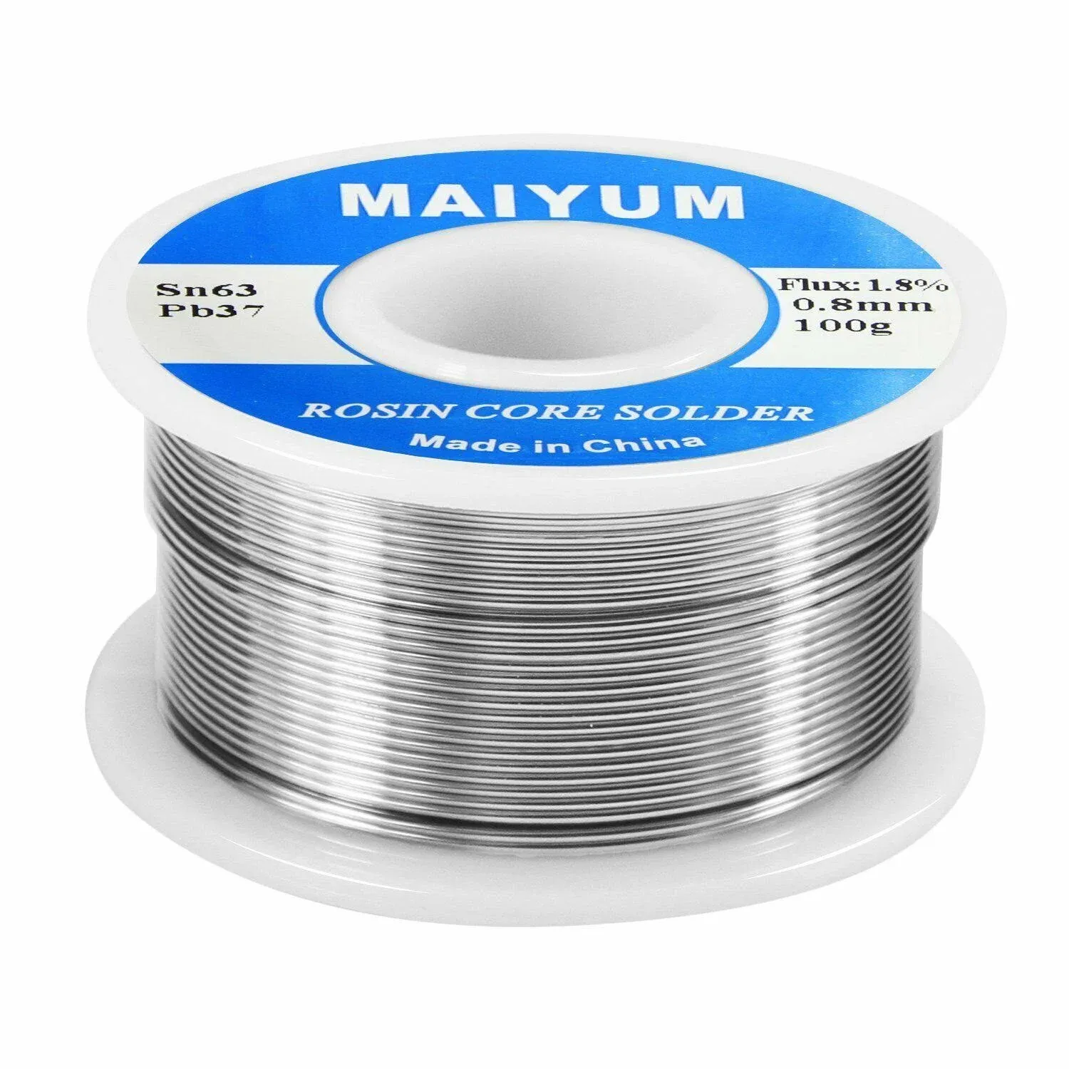 SN 63-PB 37 Tin Lead Rosin Core Solder Wire for Electrical Soldering (1.0mm 50g)