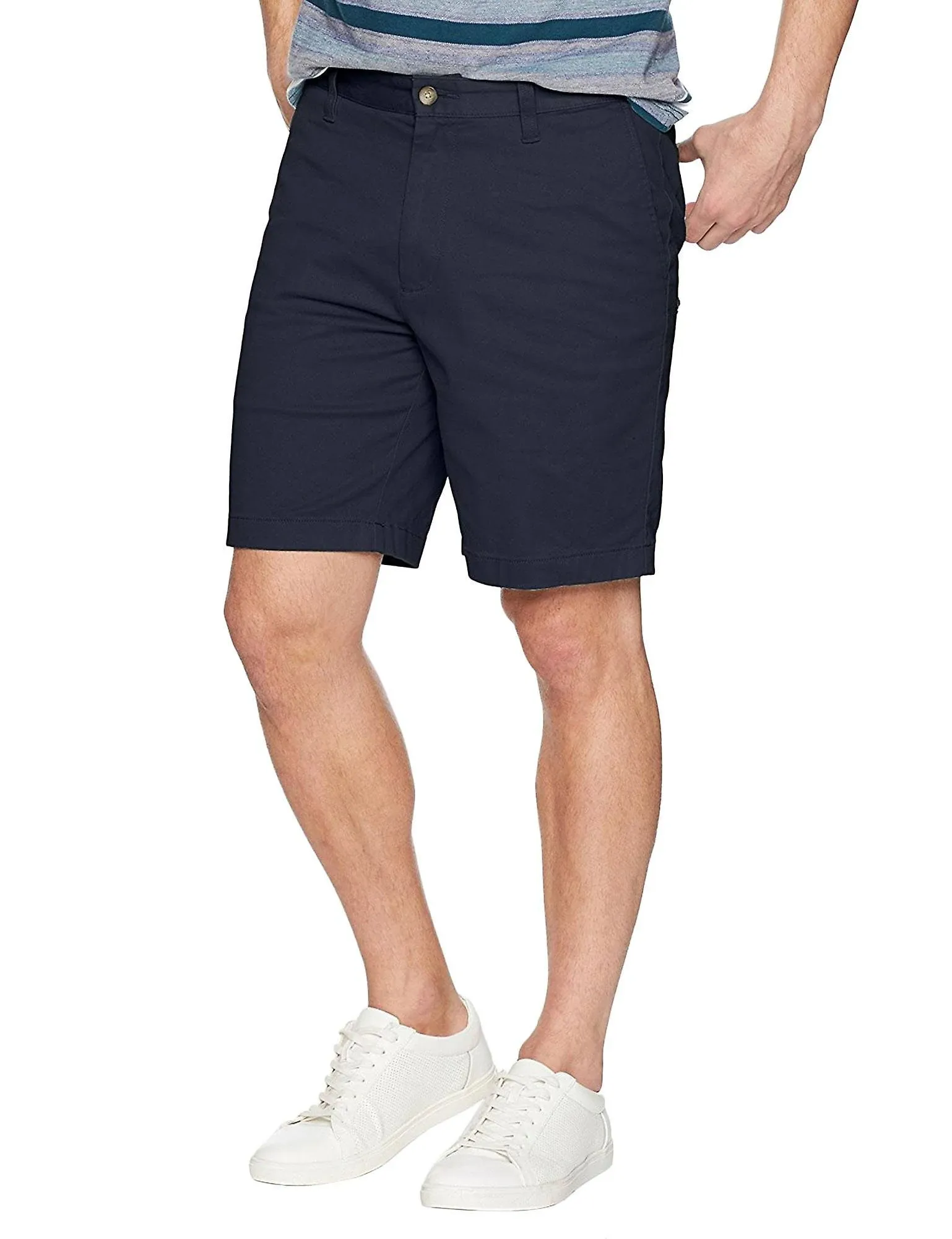 Classic-Fit 8.5” Stretch Chino Flat-Front Deck Short