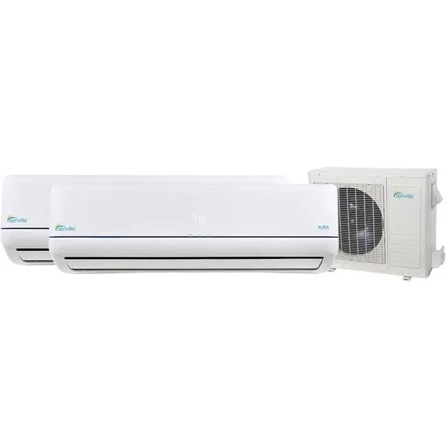 Senville AURA Mini Split - 36,000 BTU 2 Zone Ductless Air Conditioner and Heat Pump with Line Sets, SENA-36HF-D1818