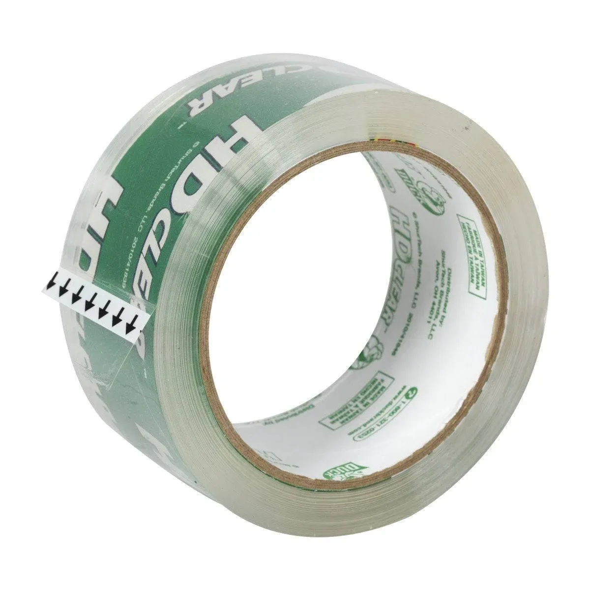 Duck Heavy-Duty Carton Packaging Tape, 1.88" x 55yds, Clear, 6