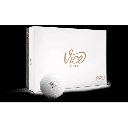 Vice Pro Golf Balls - White