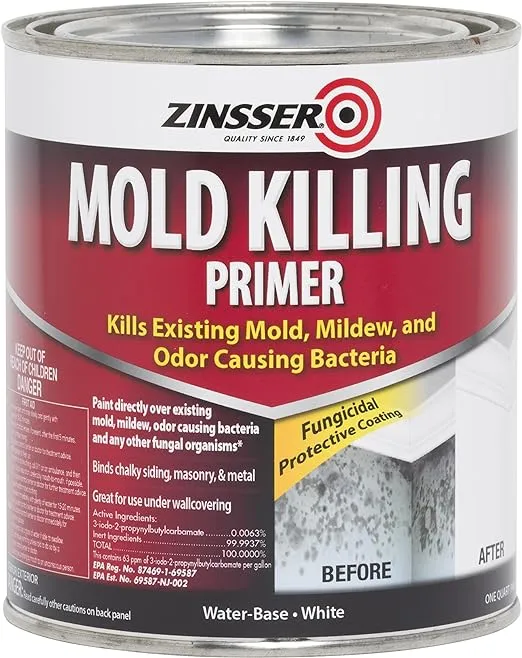 Rust-Oleum Mold Killing Primer - 1 qt bucket