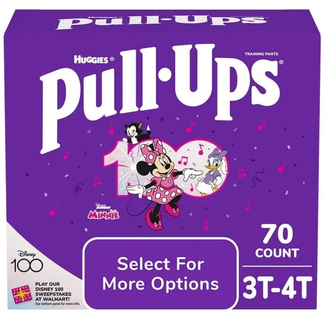 Pull-Ups Girls' Potty Training Pants, 5T-6T (46+ lbs), 48 Count