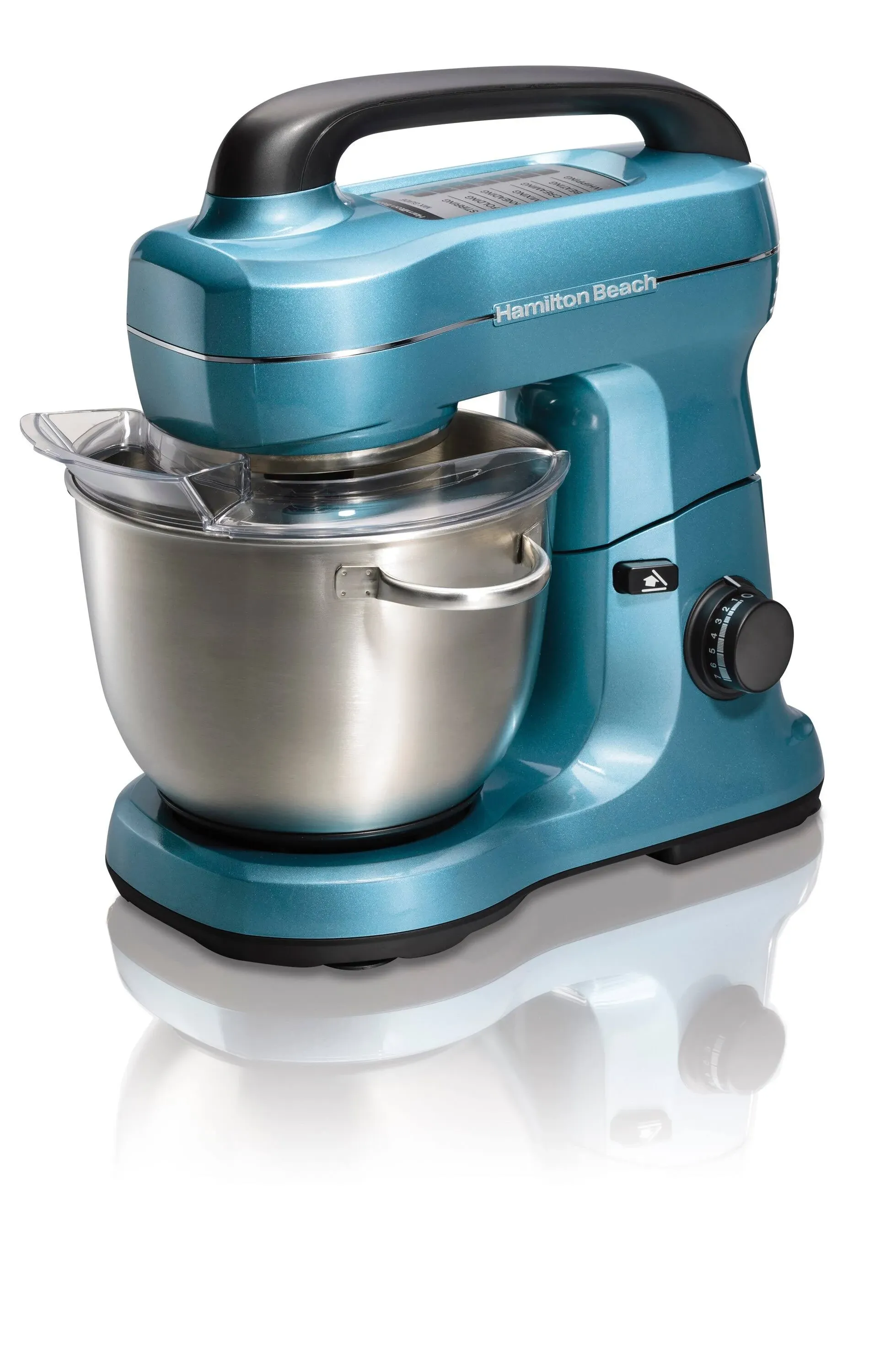 Hamilton Beach Stand Mixer, 7 Speeds, 4 Quart Capacity, Silver, 63385