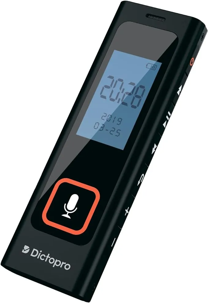 Treblab Dictopro X200 Digital Voice Activated Recorder w/Password Protection, 8GB ()