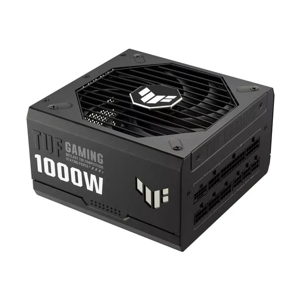 ASUS TUF Gaming 1000W Gold (1000 Watt, ATX 3.0 Compatible Fully Modular Power Supply, 80+ Gold Certified, Military-Grade Components, Dual Ball Bearing, Axial-tech Fan, PCB Coating, 10 Year Warranty)