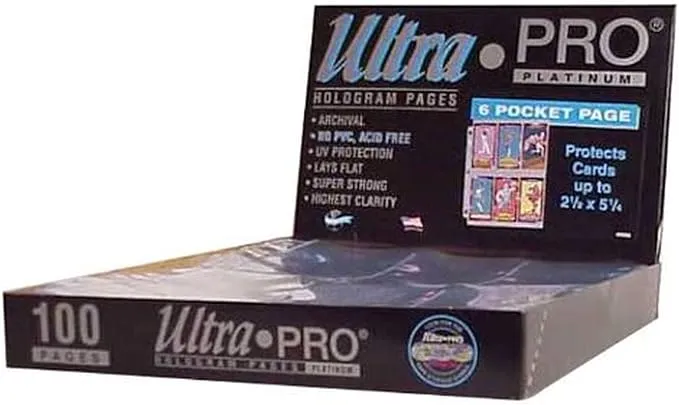 Ultra Pro 6-Pocket Pages - 206D (100ct)