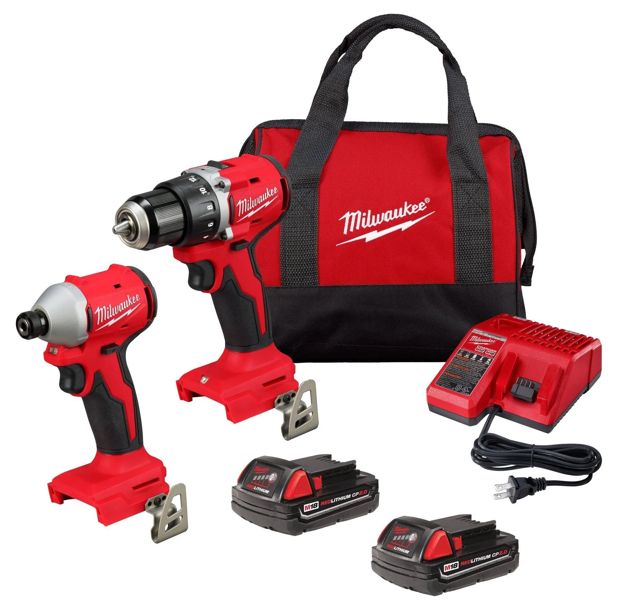 Milwaukee 3692-22CT M18 Compact Brushless 2-Tool Combo Kit