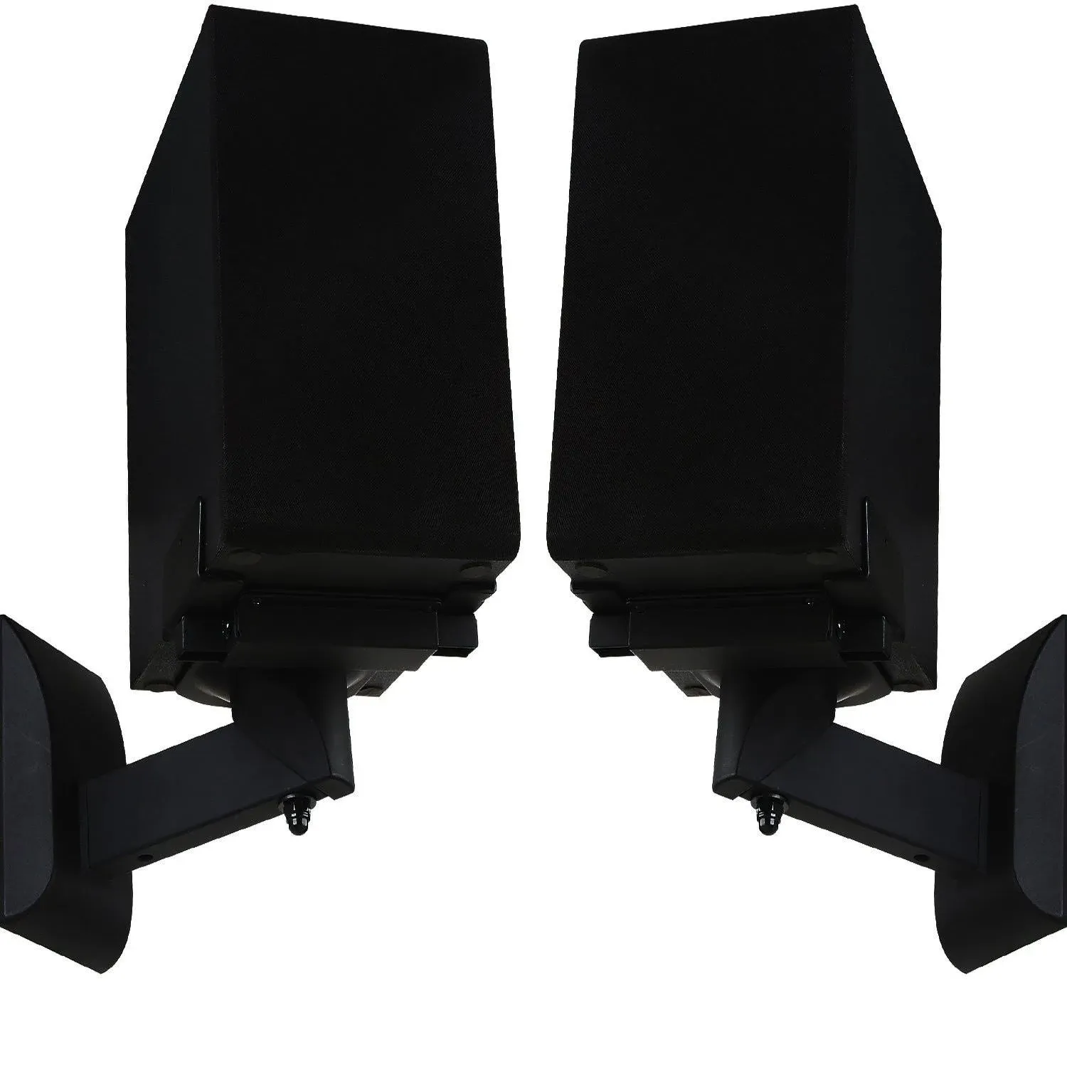 Wali Speaker Wall Mounts Dual Side Clamping Bookshelf Mounting Bracket For Large Surrounding Sound Speakers SWM201