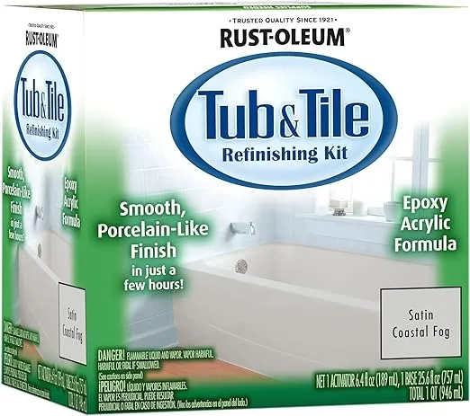 Rust-Oleum Gloss Tub & Tile Refinishing Kit