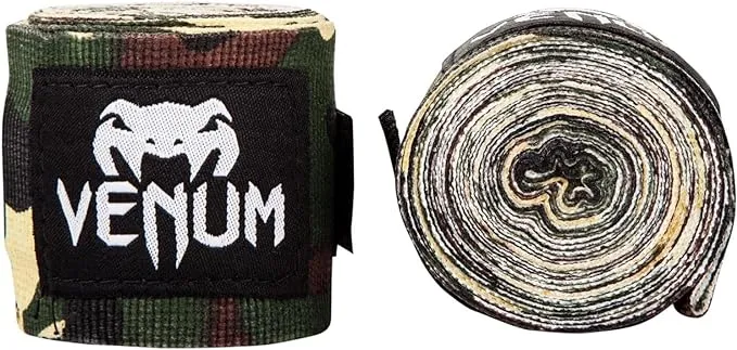 Venum Kontact Boxing Hand Wraps - Forest Camo - 98 in - One Size - Venum