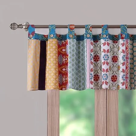 Barefoot Bungalow Thalia Window Valance, Multi Color