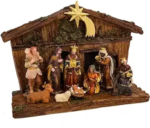 Kurt Adler 11-Piece Nativity Set