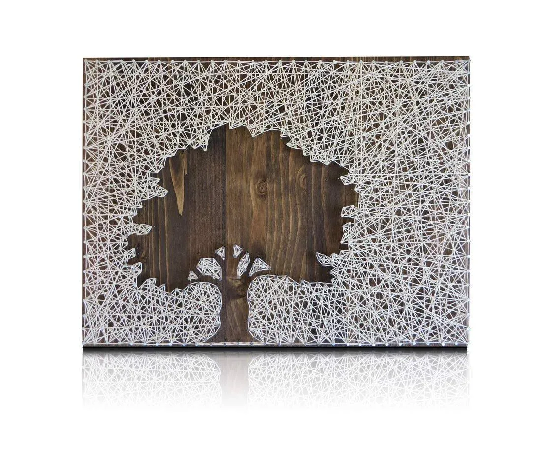 DIY String Art Kit | Oak Tree String Art | DIY Kit Includes All Supplies | Craft