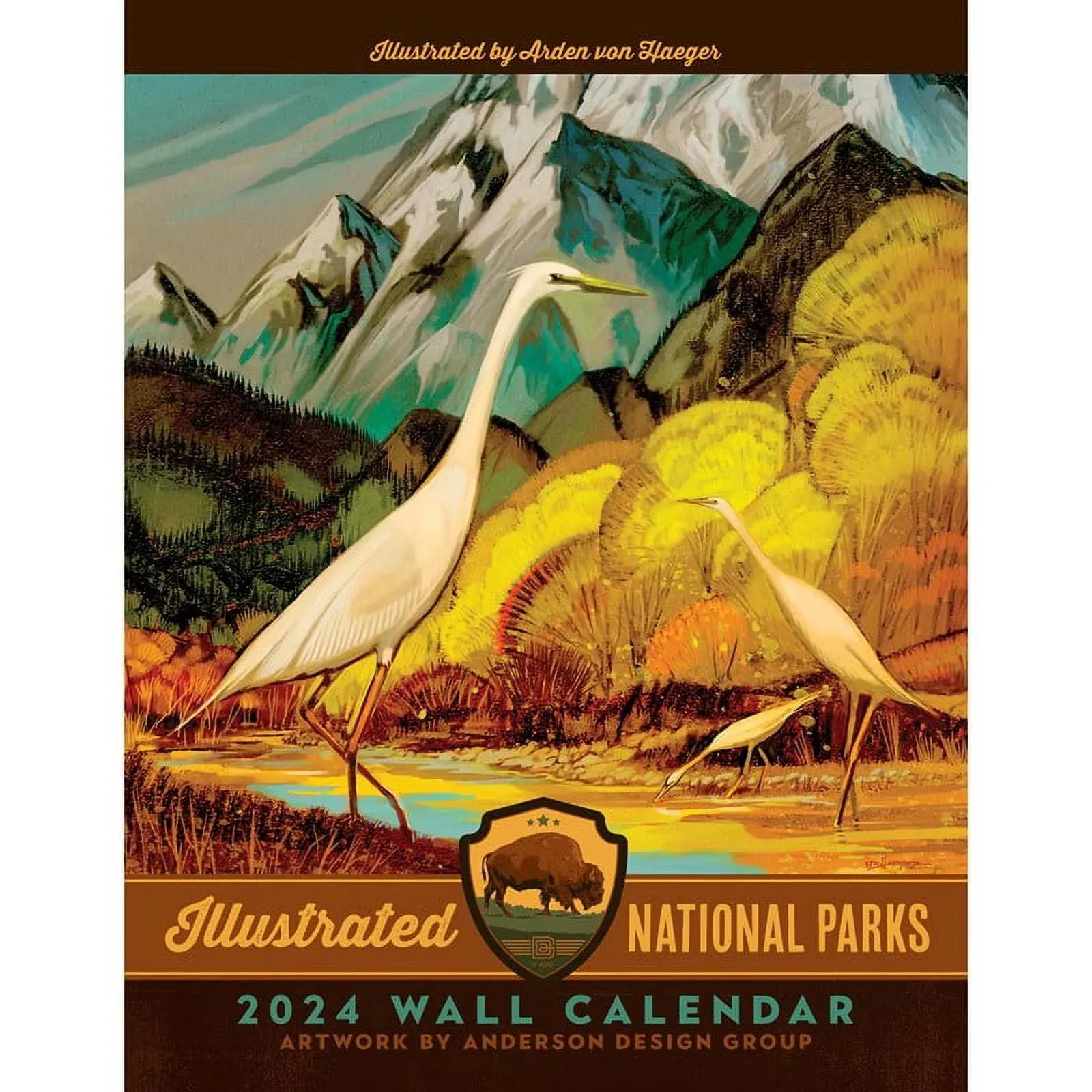 2024 Wall Calendar National Parks by Arden von Haeger