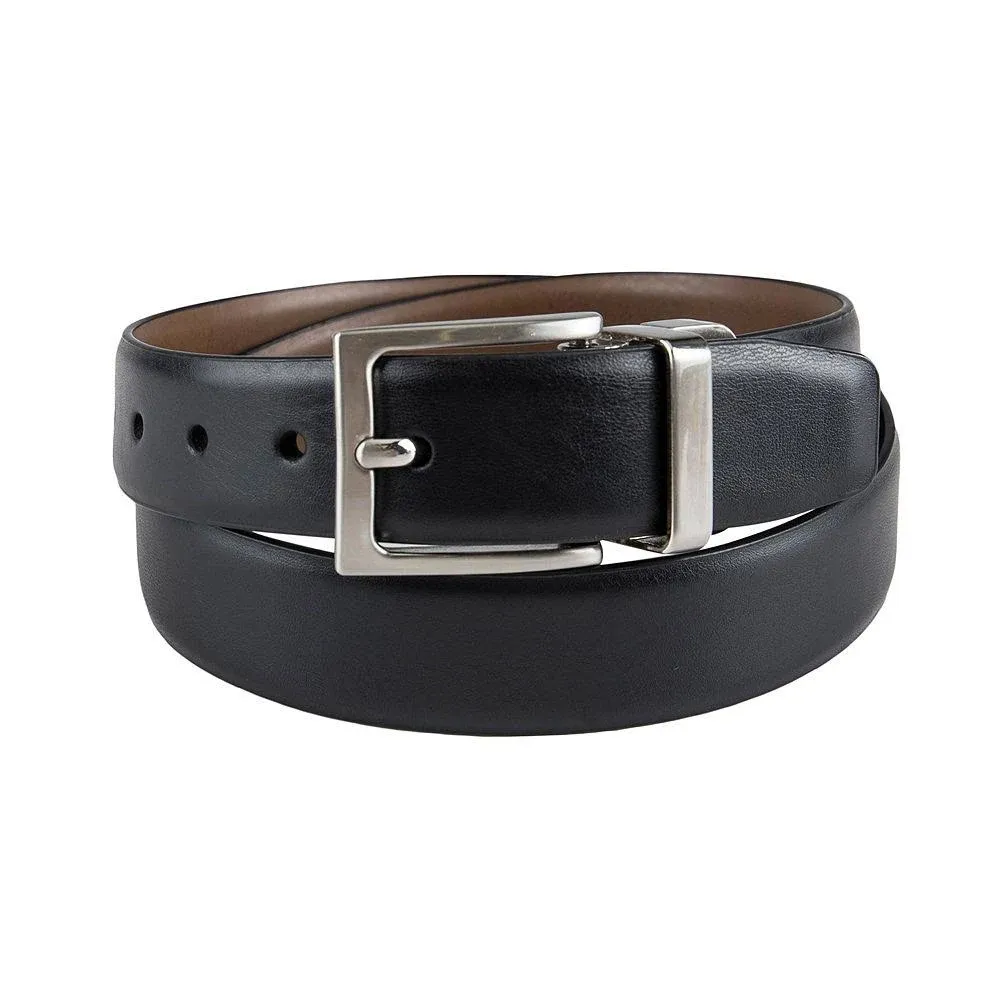 New IZOD Reversible Belt Black/Brown Boys Sz M