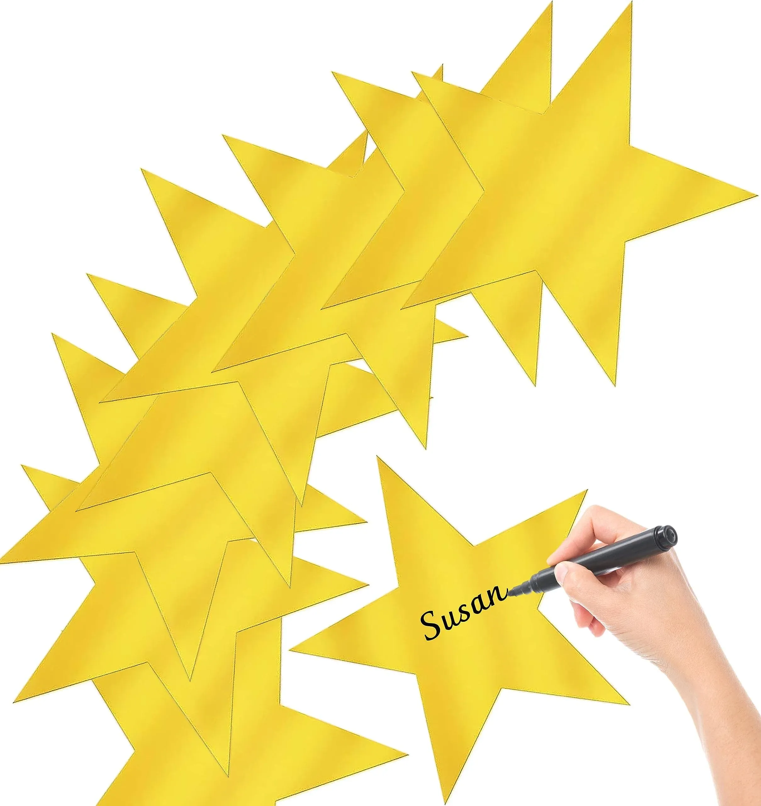 Gold Stars, Gold Star Cutouts, Gold Paper Stars, Gold Stars for Bulletin Board