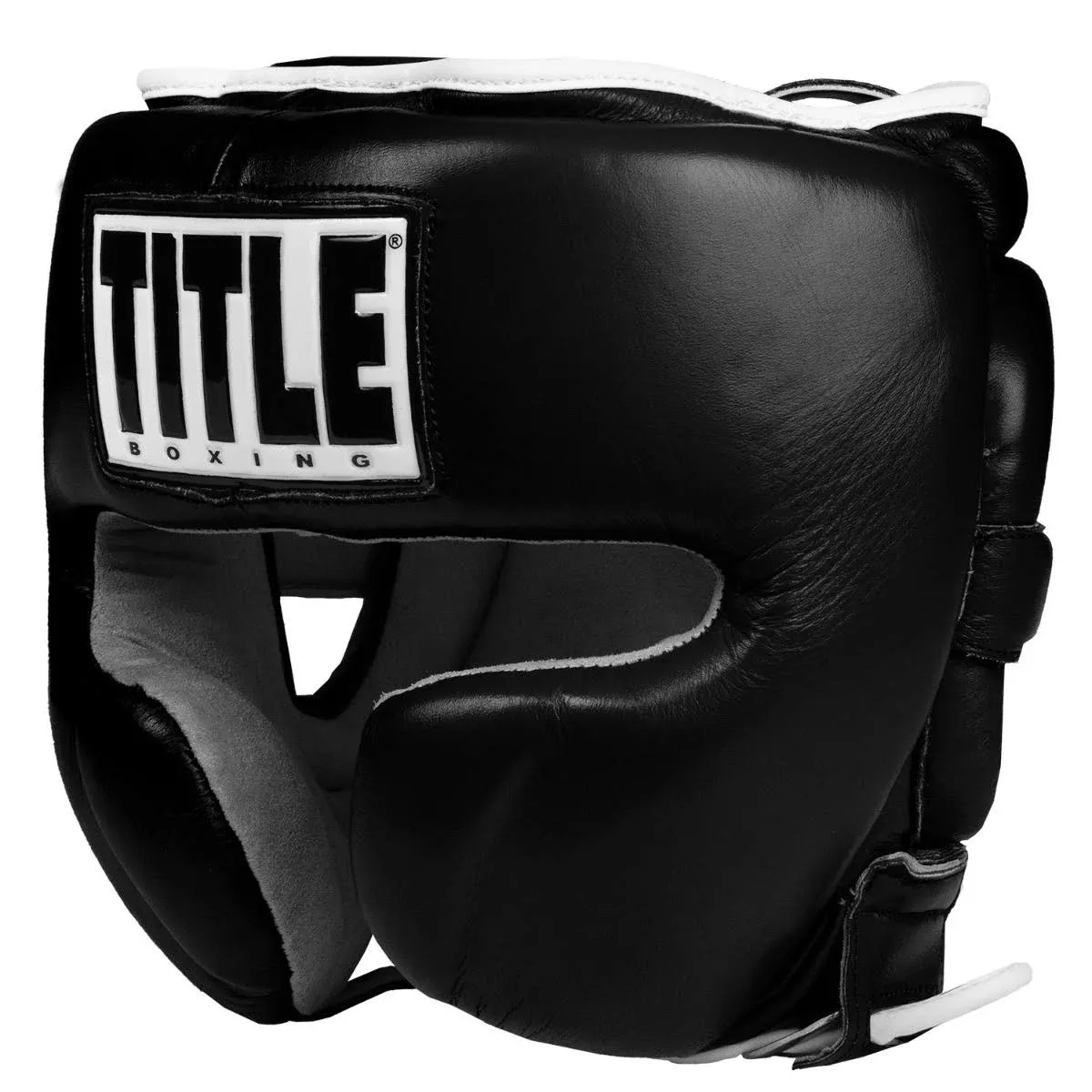 Title Boxing Leather Sparring Headgear - Reg