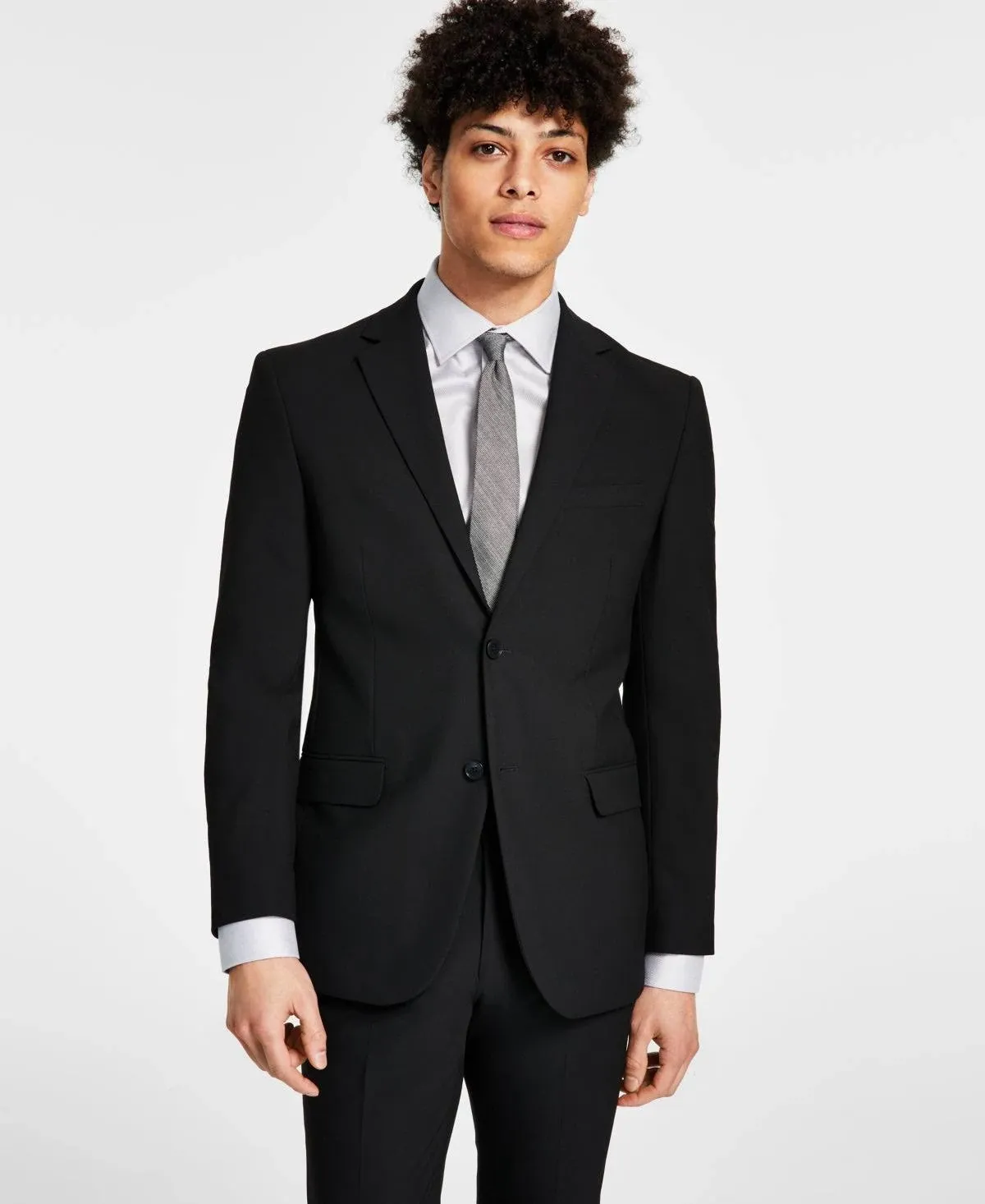 DKNY Men's Modern-Fit Stretch Suit Jacket