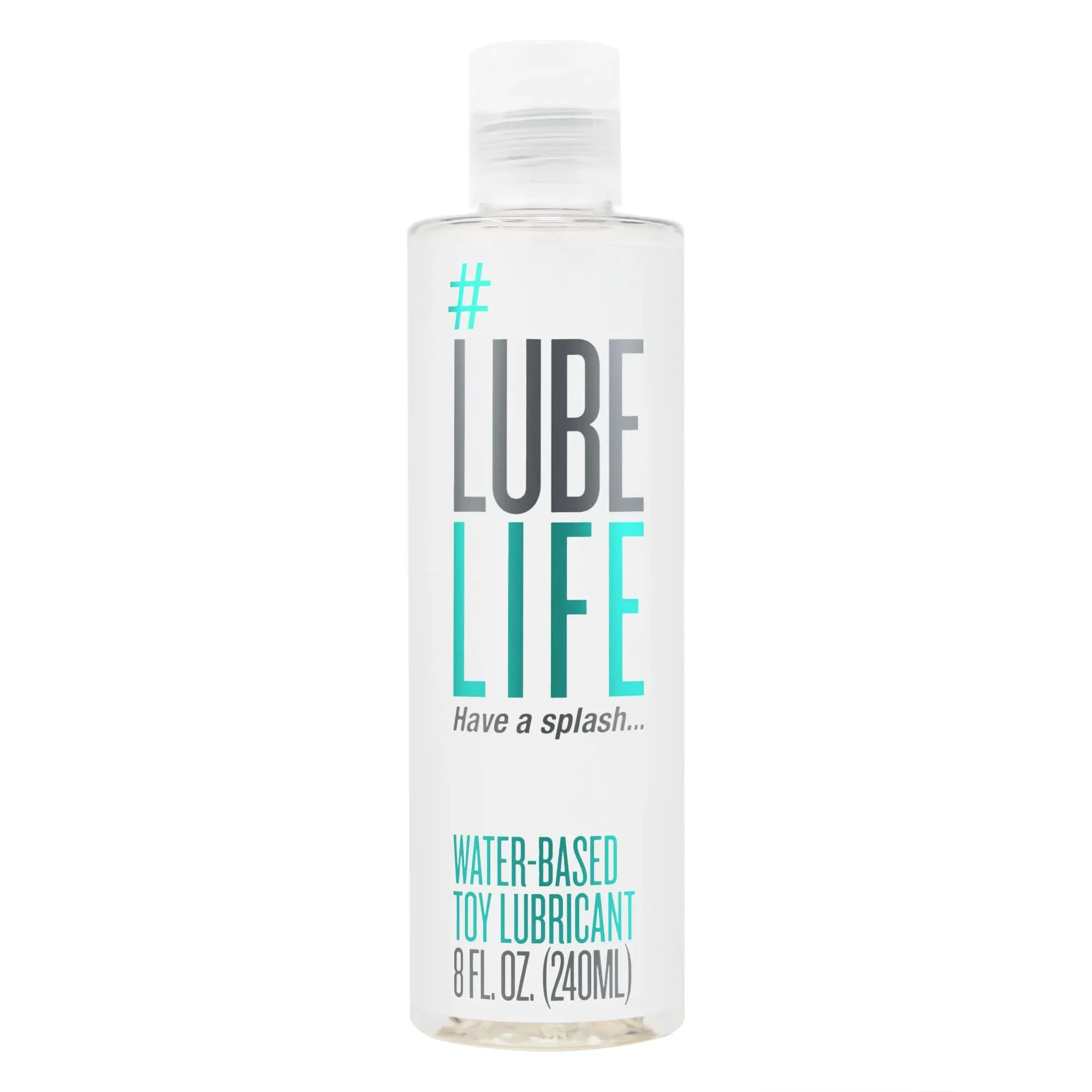 Lube Life Water Based Toy Lubricant, Toy Safe Lube for Men, Women and Couples, Non Staining, 8 fl oz