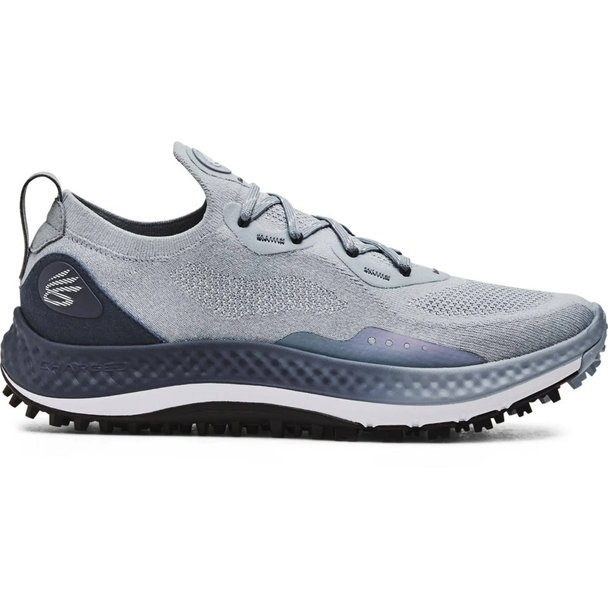 Under Armour Mens UA Charged Steph Curry Spikeless Golf Shoes 8.5 Gray 3025072