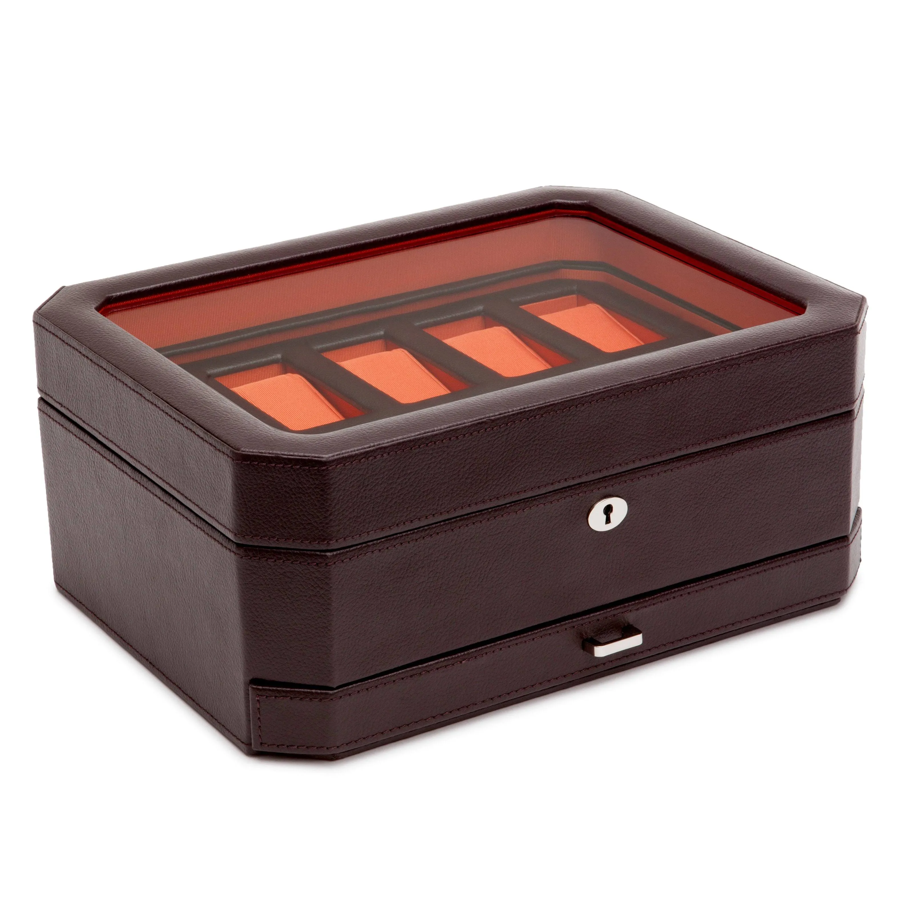 Wolf Windsor 10 Piece Watch Box with Drawer