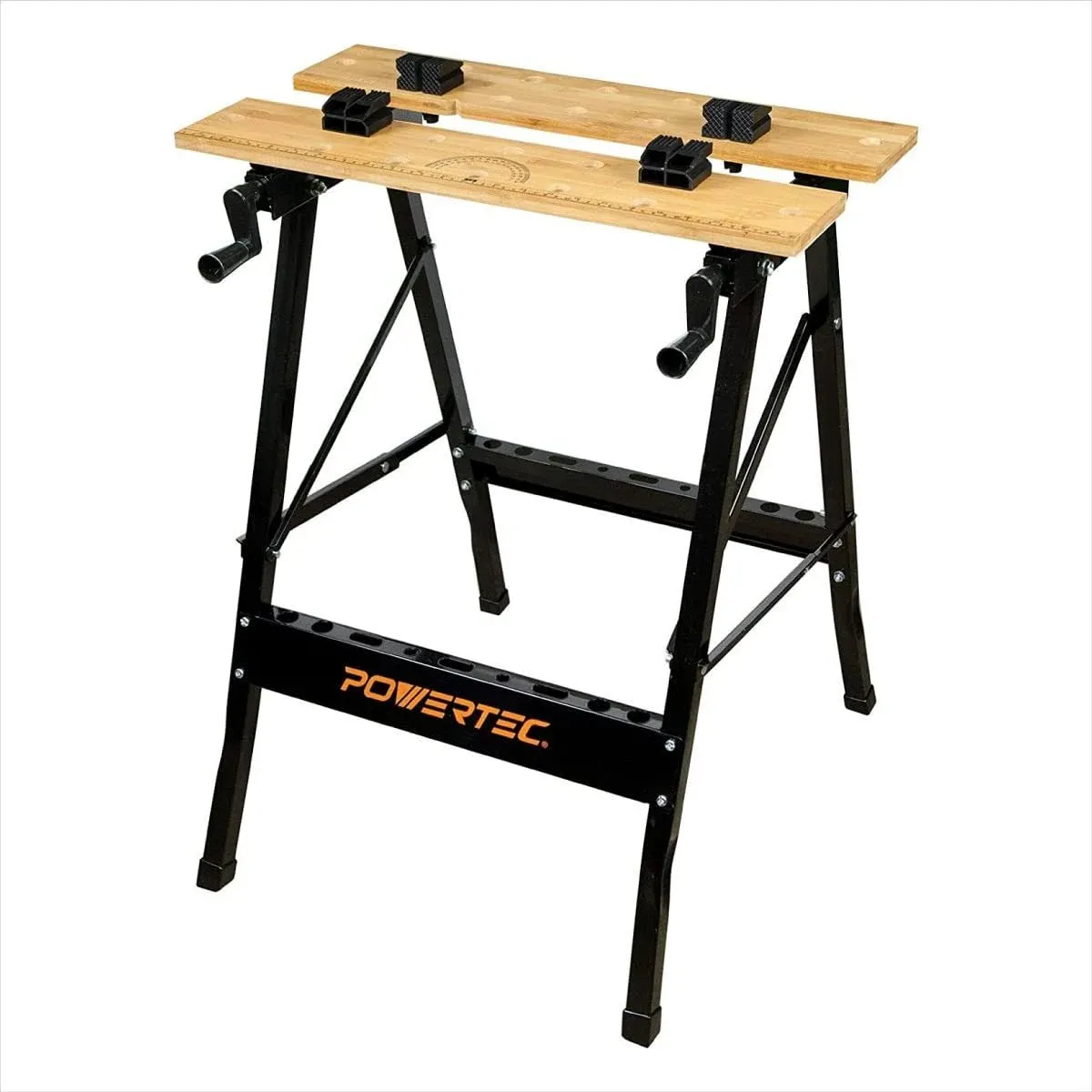 Portable Small Workbench with Vise Imprinted Ruler and Protractor Scale