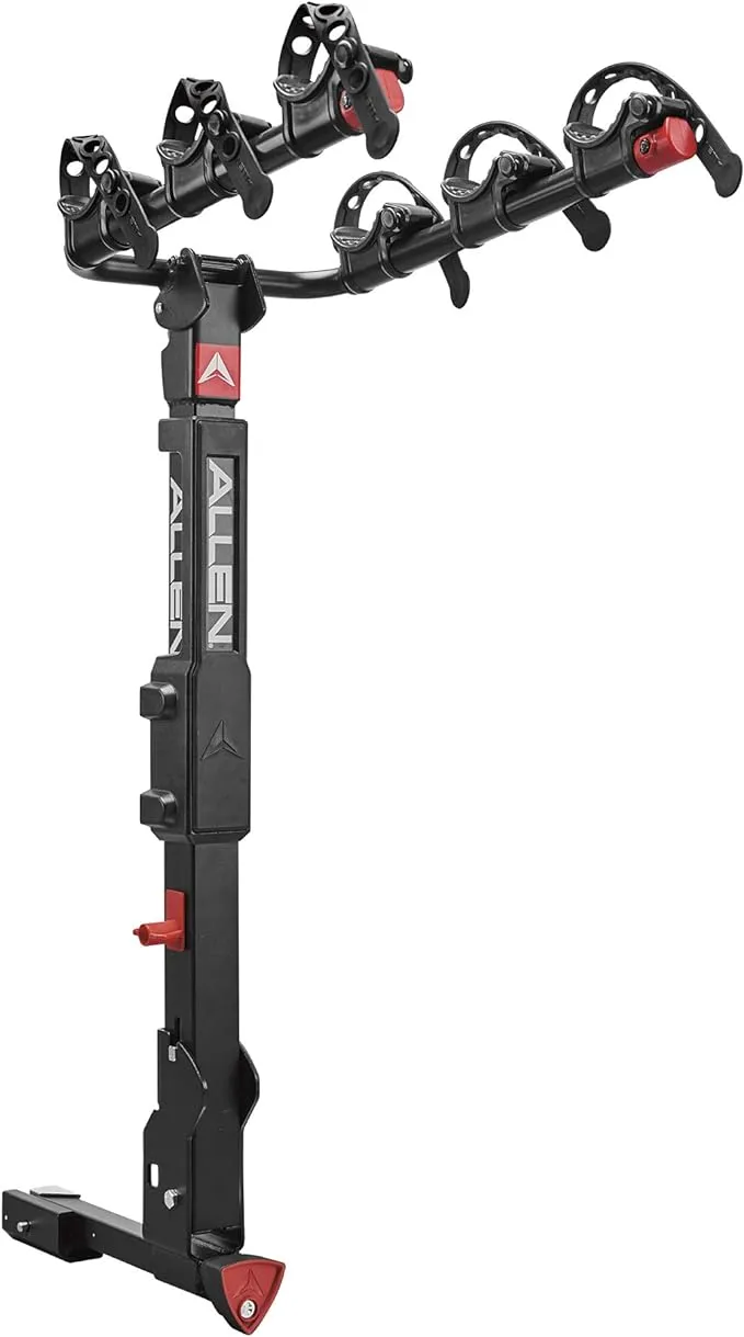 Allen Sports Premier Locking Quick Release 2-Bike Carrier for 2 in. & 1 4 in. Hitch, Model QR525 , Black