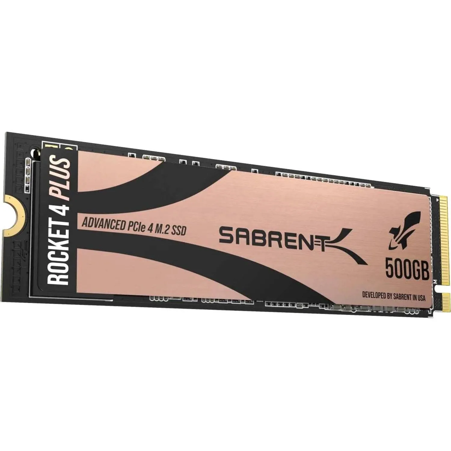 Sabrent SB-RKT4P-500 Rocket 4 Plus M.2 2280 PCIe 4.0 NVMe TLC Ssd, 500GB Internal Solid State Drive