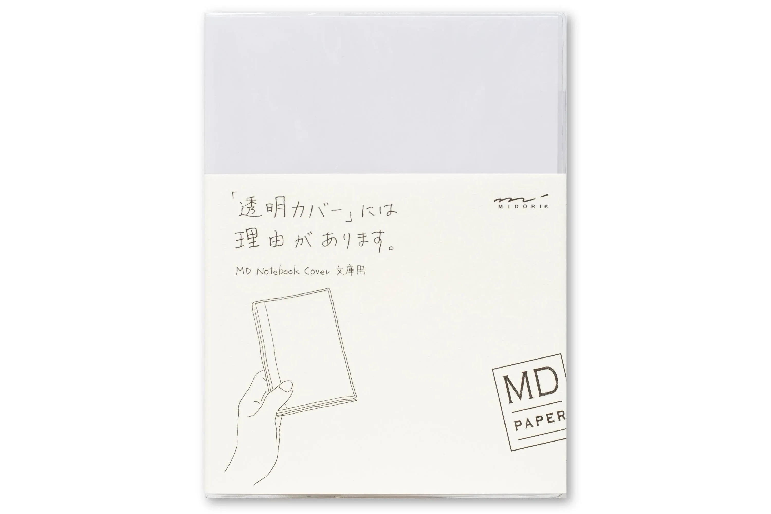 Midori Cover for MD Notebook A6 - Transparent