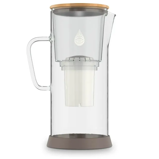 Invigorated Water pH Restore Glass Water Filter Pitcher