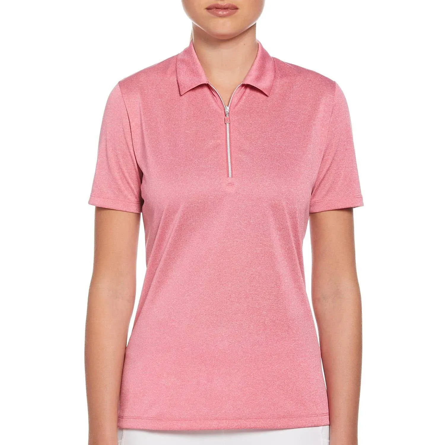 Callaway Golf Women's Pro Spin Short Sleeve 1/4 Zip Polo Shirt