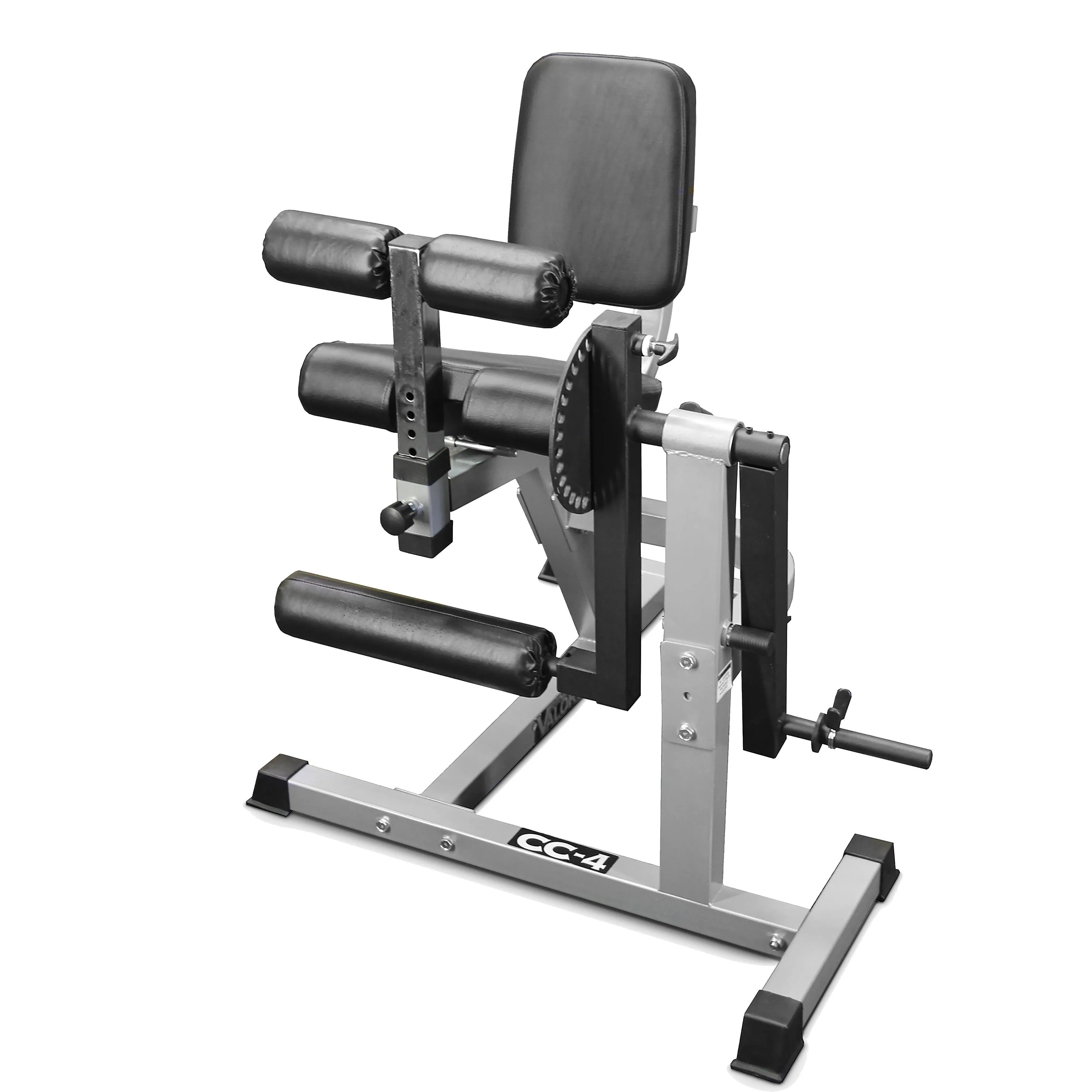 Valor Fitness CC-4 Adjustable Leg Curl Extension Machine 8 Positions- Plate Loaded Max Weight 150 lbs - Home Gym Hamstring Workout, Quad Exercise Equipment