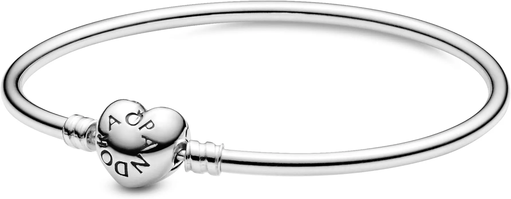 Pandora Moments Heart Clasp Bangle