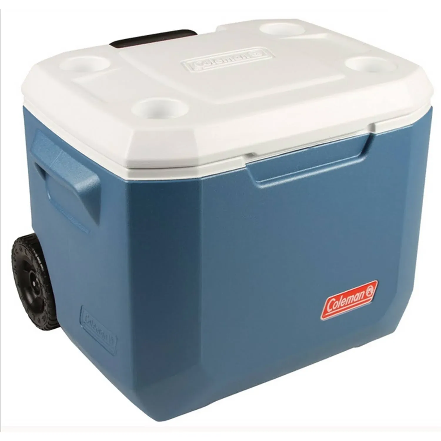 Coleman Portable Rolling Cooler | 50 Quart Xtreme 5 Day Cooler with Wheels | Wheeled Hard Cooler Keeps Ice Up to 5 Days