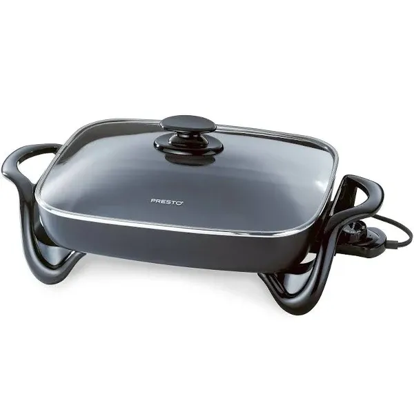 Presto 06852 16-Inch Electric Skillet with Glass Cover